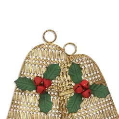 Outlet Metal Holiday Bells Wall Plaque Christmas Art & Wall Decor