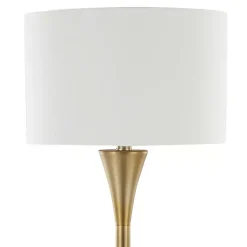 Kirklands Home Floor Lamps|Metal Hourglass Floor Lamp Gold