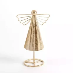 Outlet Metal Tabletop Angel, 9 in. Christmas Decorations