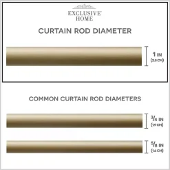 Kirklands Home Curtain Rods & Hardware|Gold Open Sphere Curtain Rod, 120 in.