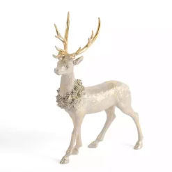 Outlet Patina Standing Deer Figurine Christmas Decorations