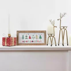 Reindeer Pillar Candle Holder, 10 in. Christmas Decorations