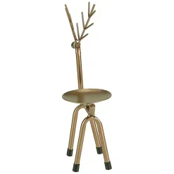 Reindeer Pillar Candle Holder, 10 in. Christmas Decorations