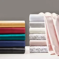 Kirklands Home Bed Sheets|Satin King 2-pc. Pillow Case Set Gold