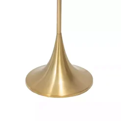 Kirklands Home Floor Lamps|Gold Sleek Modern Floor Lamp White
