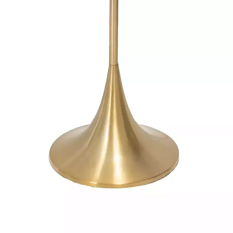 Kirklands Home Floor Lamps|Gold Sleek Modern Floor Lamp White