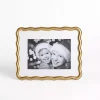 Outlet Gold Wavy Picture Frame, 5x7 Picture Frames