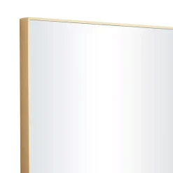 Kirklands Home Framed Mirrors|Gold Wood Rectangular Wall Mirror, 24x40 in.