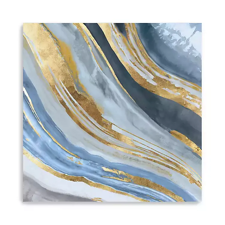 Kirklands Home Canvas Art|Golden Agate II Giclee Canvas Art Print, 40x40 in.