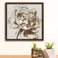 Kirklands Home Framed Art|Golden Blossom I Framed Canvas Art Print