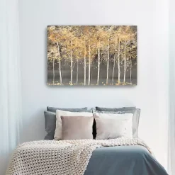 Kirklands Home Canvas Art|Golden Forest Light Giclee Canvas Art Print