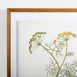 Kirklands Home Framed Art|Golden Leaves Herbs Dill Framed Art Print