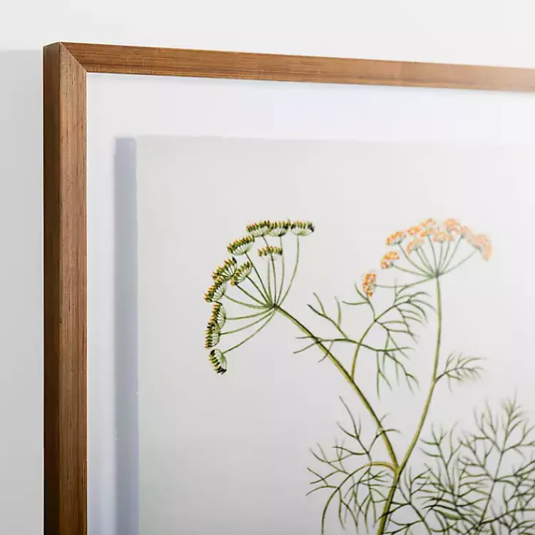 Kirklands Home Framed Art|Golden Leaves Herbs Dill Framed Art Print