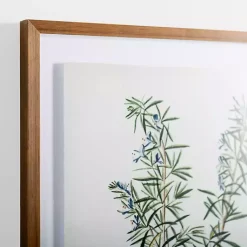 Kirklands Home Framed Art|Golden Leaves Herbs Rosemary Framed Art Print