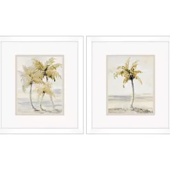 Kirklands Home Framed Art|Golden Palm Framed Art Prints, Set of 2
