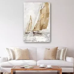 Kirklands Home Canvas Art|Golden Sails Canvas Art Print