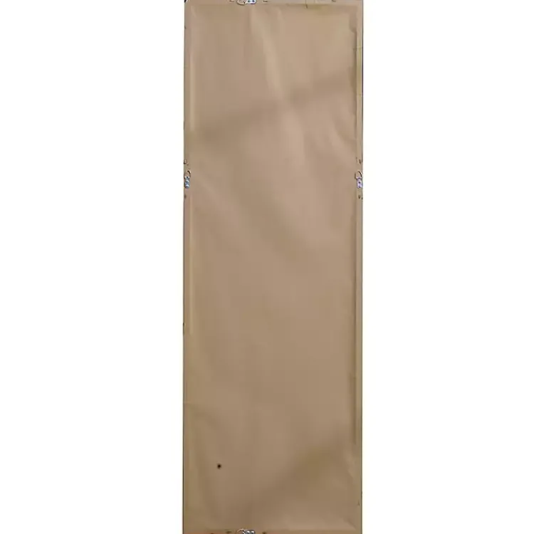 Kirklands Home Framed Mirrors|Golden Simple Rectangular Frame Wall Mirror