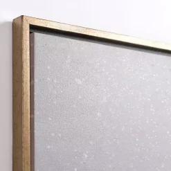 Online Golden Snowy Trees Framed Canvas Art Print Christmas Art & Wall Decor