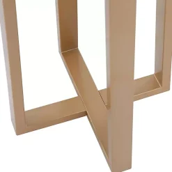 Kirklands Home Floor Lamps|Golden Triangle Marble Shelf Floor Lamp White