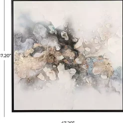 Kirklands Home Canvas Art|Golden Watercolor Framed Canvas Art Print