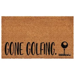Kirklands Home Doormats|Gone Golfing Coir Doormat