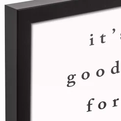 Kirklands Home Wall Quotes & Signs|Good Day for a Good Day Framed Canvas Wall Plaque