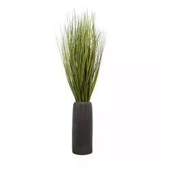 Outlet Grass Arrangement in Gunmetal Pot Arrangements & Greenery
