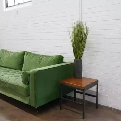 Outlet Grass Arrangement in Gunmetal Pot Arrangements & Greenery