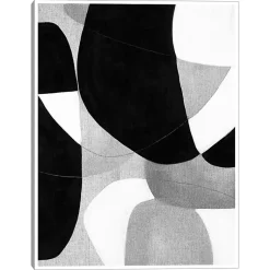 Kirklands Home Canvas Art|Gravity Abstract Framed Canvas Art Print