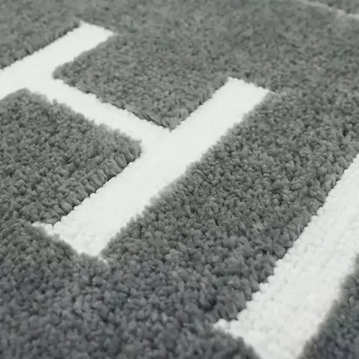 Kirklands Home Bathroom Rugs|& White Gray