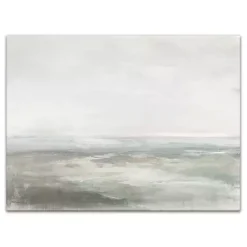 Kirklands Home Canvas Art|Abstract Seascape Canvas Art Print Gray