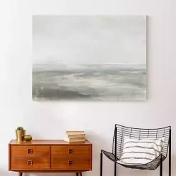 Kirklands Home Canvas Art|Abstract Seascape Canvas Art Print Gray