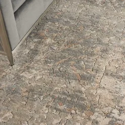 Kirklands Home Area Rugs|Gray and Beige Tally Textured Area Rug, 7x9