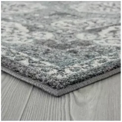 Kirklands Home Area Rugs|Gray and Blue Alex Area Rug, 5x7