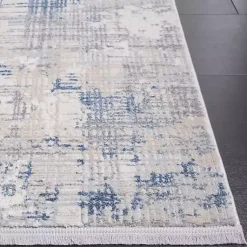 Kirklands Home Area Rugs|Gray and Blue Whisper Abstract Area Rug, 6x6