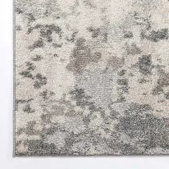 Kirklands Home Area Rugs|Gray and Cream Wray Modern Area Rug, 5x8