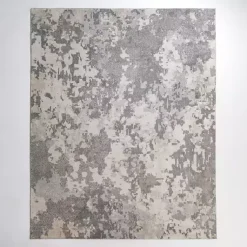 Kirklands Home Area Rugs|Gray and Cream Wray Modern Area Rug, 7x10