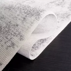 Kirklands Home Area Rugs|Gray and Ivory Whisper Abstract Runner, 2x8