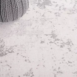 Kirklands Home Area Rugs|Gray and Ivory Whisper Abstract Runner, 2x8