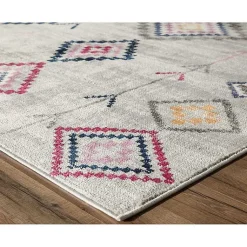 Kirklands Home Area Rugs|and Multicolor Aztec Area Rug, 8x10 Gray