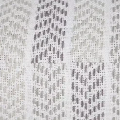 Outlet Gray and White Chevron Cotton Pouf Poufs & Floor Cushions