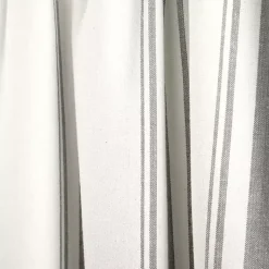 Kirklands Home Curtains & Drapes|Gray and White Farmhouse Stripe Valance