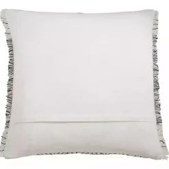 Outlet Gray and White Kantha Chevron Pillow Pillows