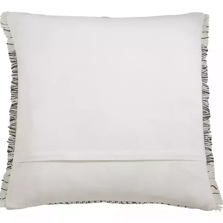 Outlet Gray and White Kantha Chevron Pillow Pillows