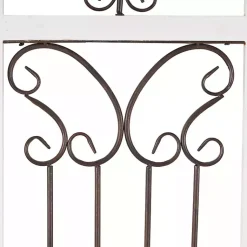 Kirklands Home Wall Plaques|Gray Angelic Scrollwork Panel Wall Plaque