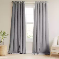 Kirklands Home Curtains & Drapes|Blackout Curtains, 84 in. Gray