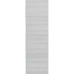 Kirklands Home Outdoor Rugs|Blue Elletta Indoor/Outdoor Area Rug, 2x7 Gray