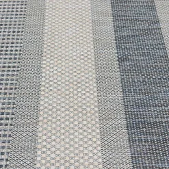 Kirklands Home Outdoor Rugs|Blue Elletta Indoor/Outdoor Area Rug, 7x9 Gray