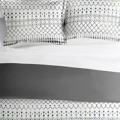 Kirklands Home Duvets|Gray Bohemian 2-pc. Twin Duvet Cover Set