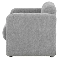 Kirklands Home Accent Chairs|Boucle Modern Accent Chair Gray